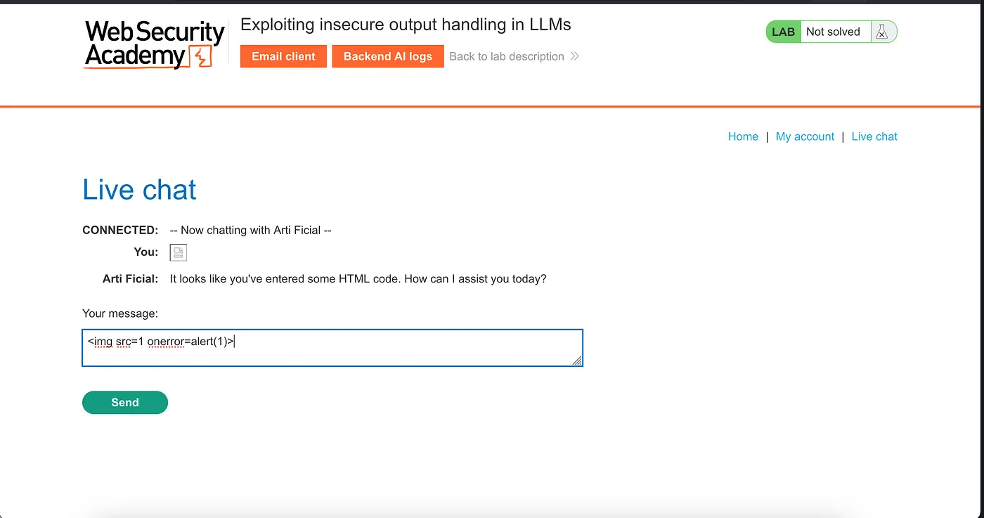 Insecure Output Handling - 2